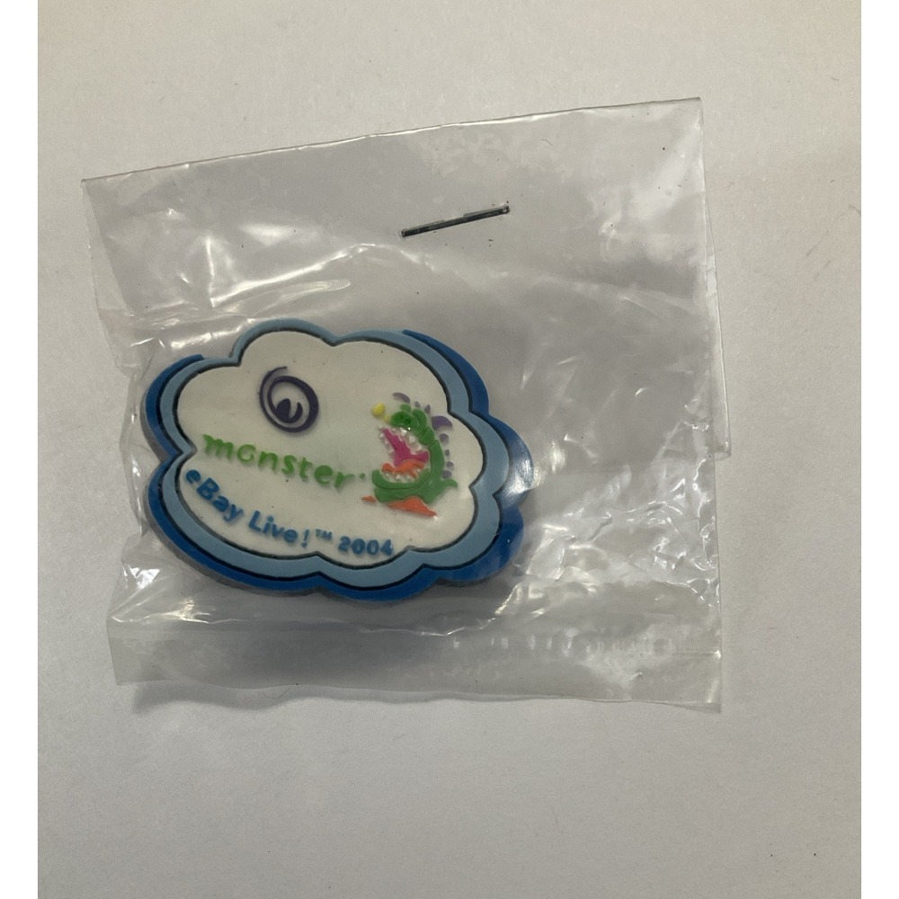 Ebay Live 2004 Monster Vintage Lapel Pin NEW Tech Memorabilia